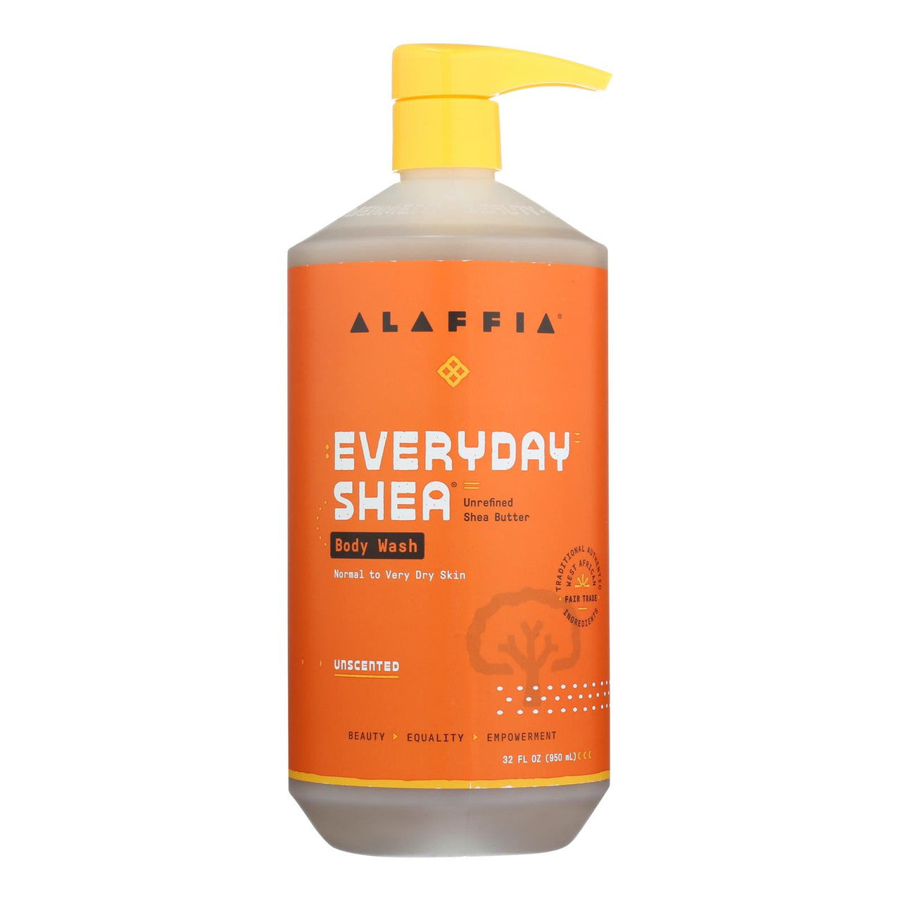 Alaffia Everyday Shea Butter and Neem Body Wash, 32 Oz